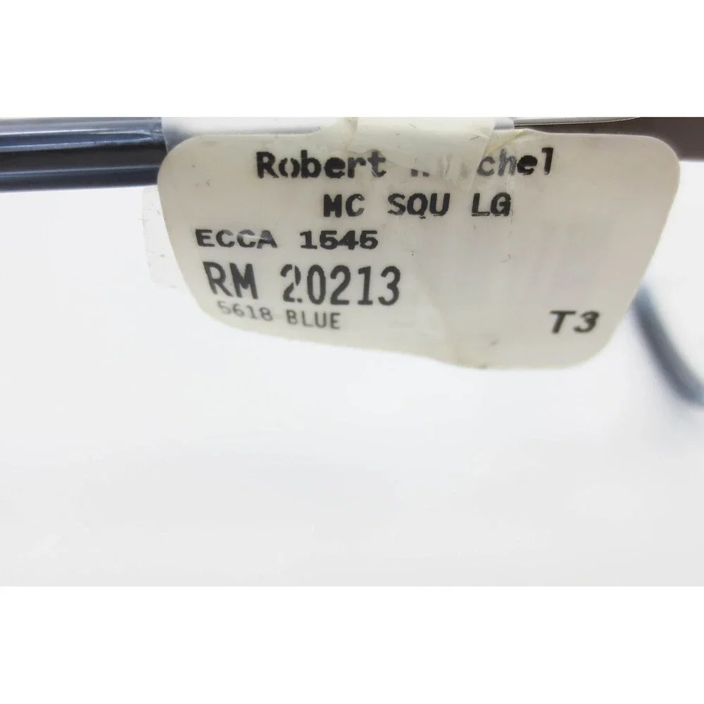 Robert Mitchel RM 20213 Blue Marble Square Eyeglasses Frames 56-18-145 NEW